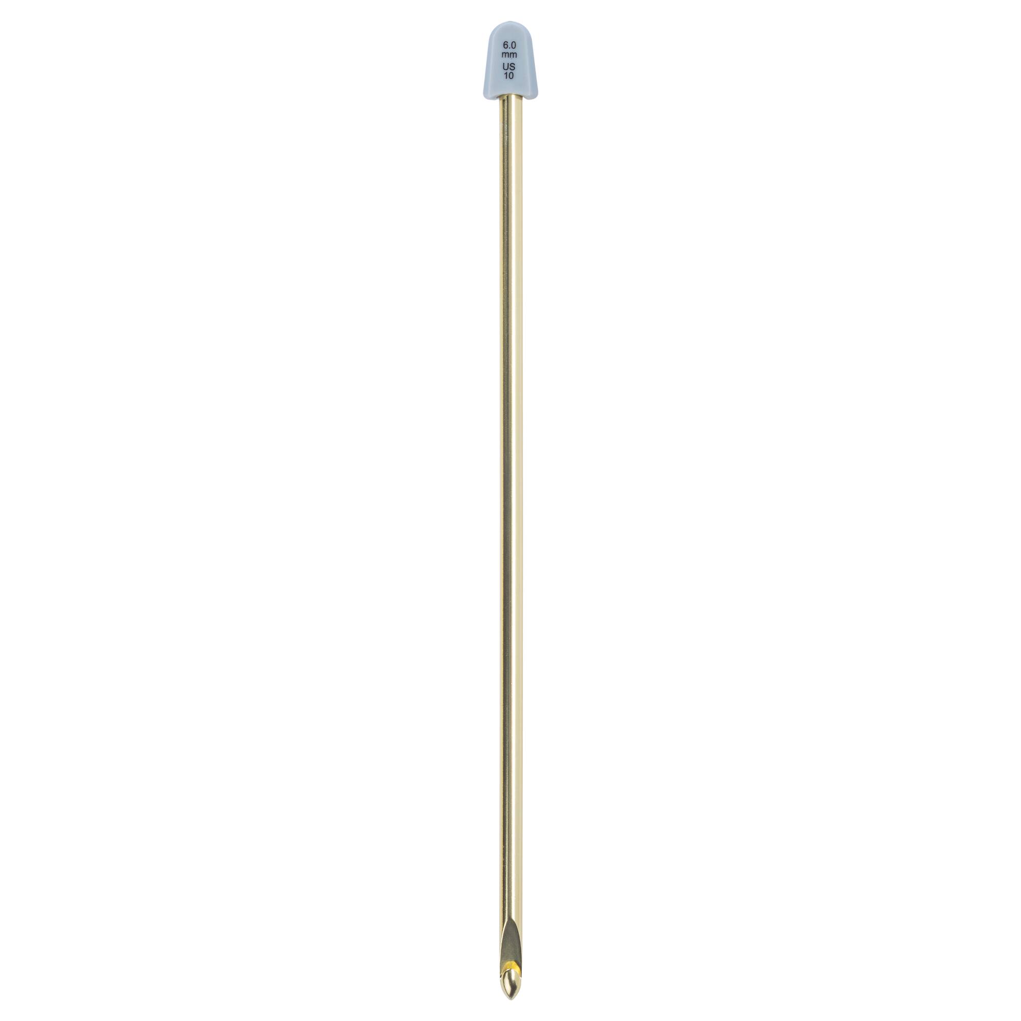 Susan Bates® Silvalume® Afghan Crochet Hook